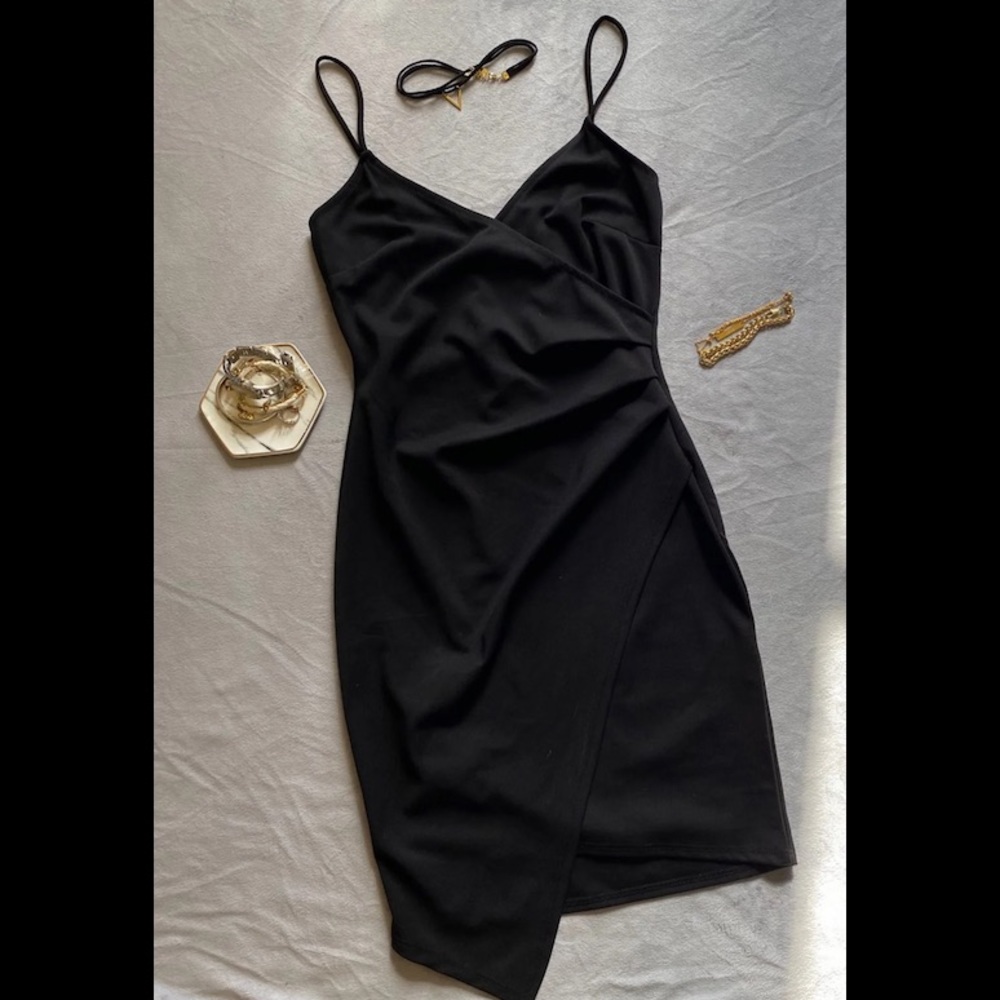 Black Knee Length Dress